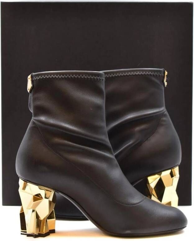 giuseppe zanotti Boots & laarzen Booties Black in zwart