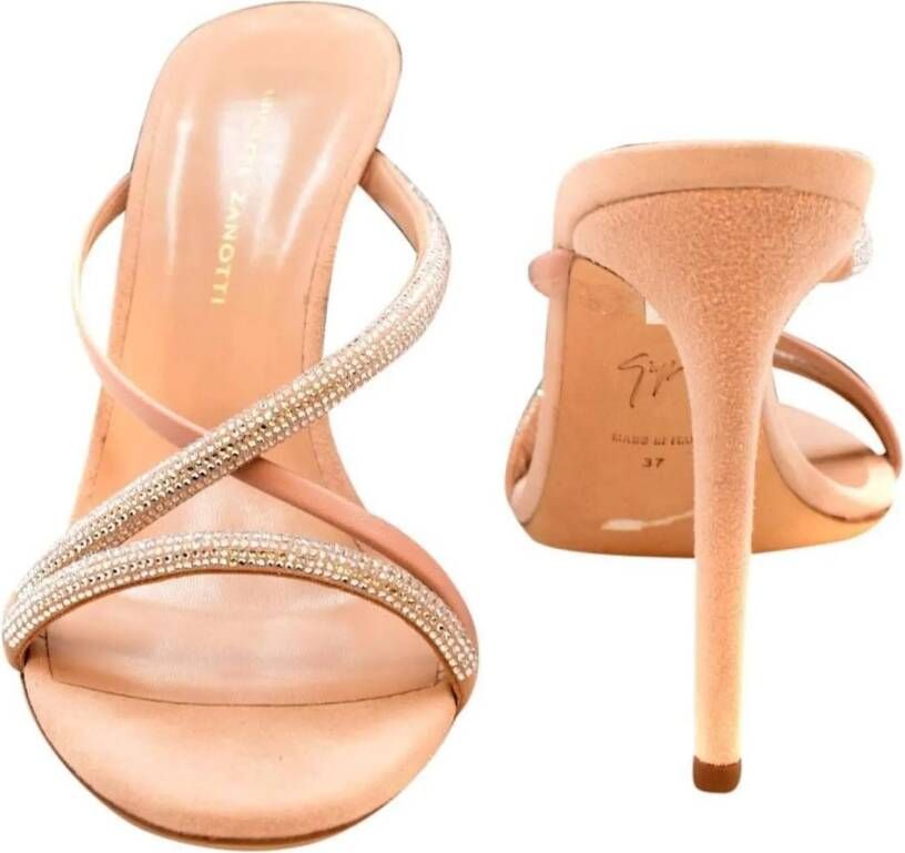 giuseppe zanotti Sandalen Sandals Pink in poeder roze