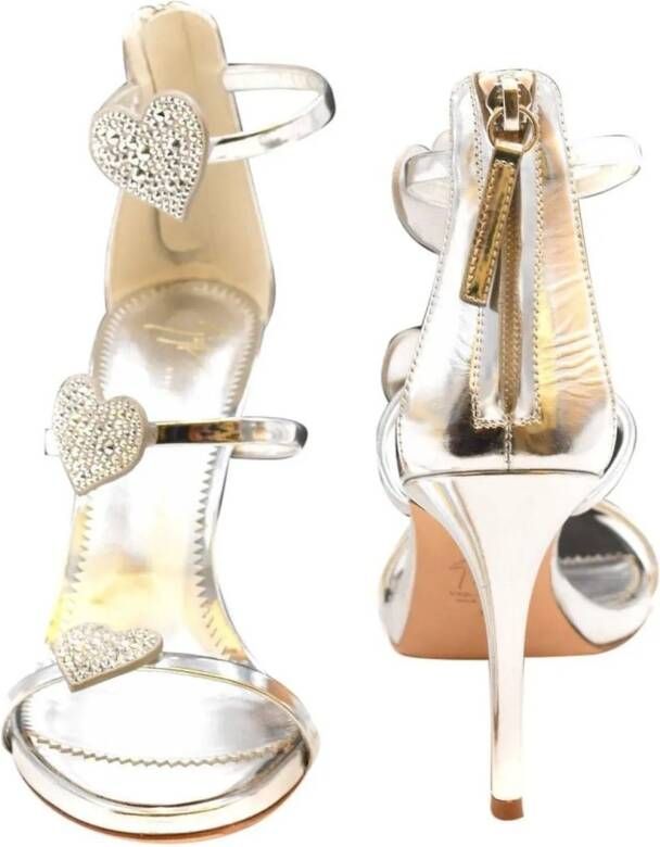 giuseppe zanotti Sandalen Sandals Silver in zilver