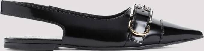 Givenchy Loafers Leather Ballerina in zwart