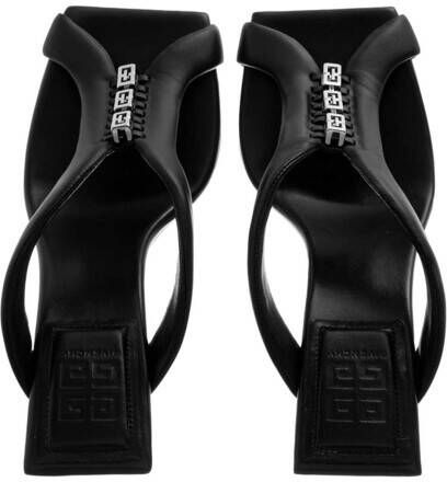 Givenchy Sandalen G Woven Sandals Leather in zwart