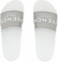 Givenchy Slippers & Mules Logo Flat Sandals in zilver - Thumbnail 3