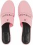 Givenchy Slippers Signature Logo Flat Mules Leather in roze - Thumbnail 3