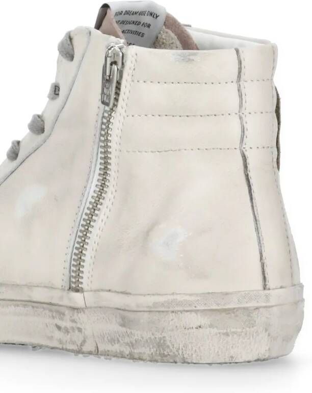 Golden Goose Low-Top Sneakers Beige Leather High Top Sneakers in beige