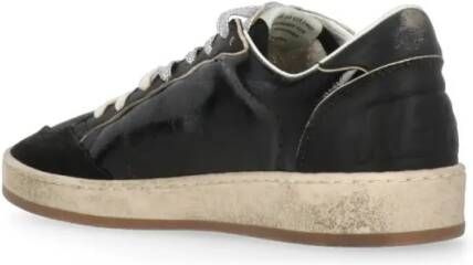 Golden Goose Low-Top Sneakers Black Leather Sneakers in zwart