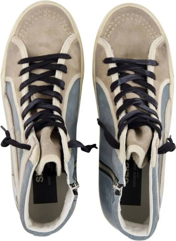 Golden Goose Low-Top Sneakers Dames Slide Wave in blauw