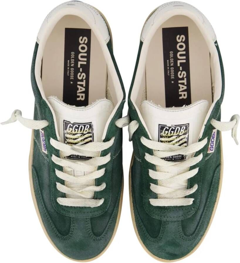 Golden Goose Low-Top Sneakers Dames Soul-Star in groen