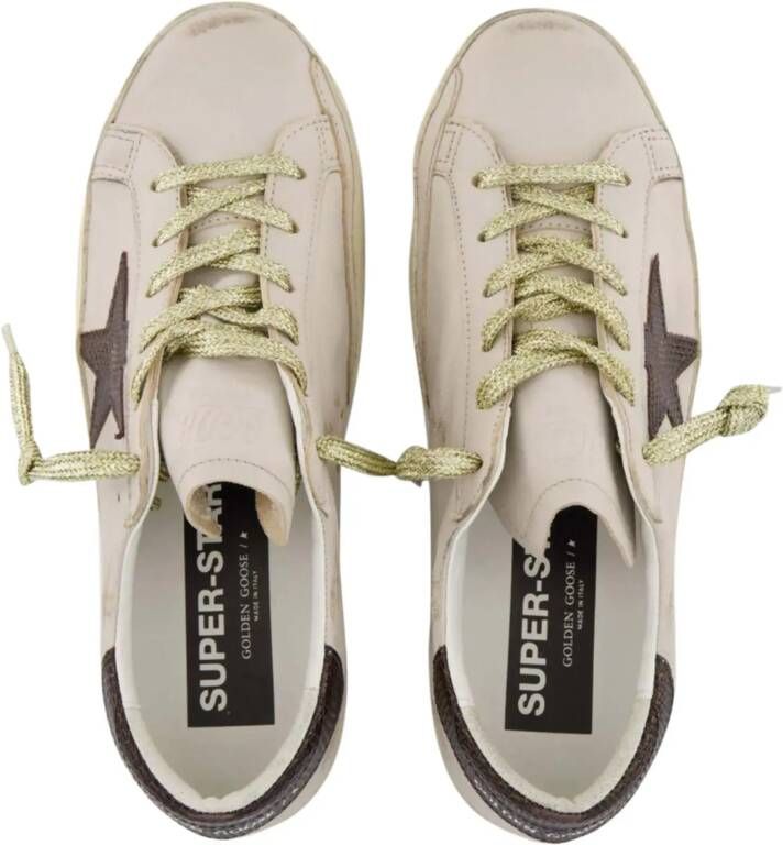 Golden Goose Low-Top Sneakers Dames Super Star in grijs