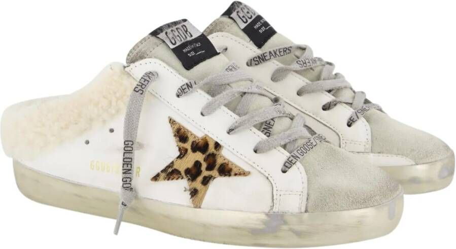 Golden Goose Low-Top Sneakers Dames Super-Star Signature Foxing in wit