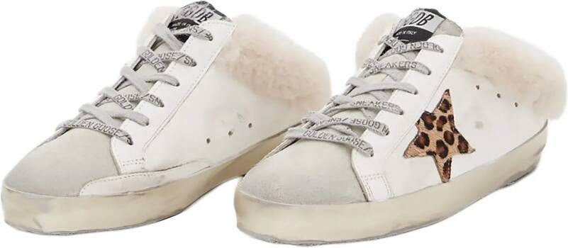 Golden Goose Low-Top Sneakers Dames Super-Star Signature Foxing in wit