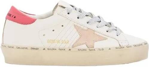 Golden Goose Low-Top Sneakers Hi Star Leather Sneakers in wit