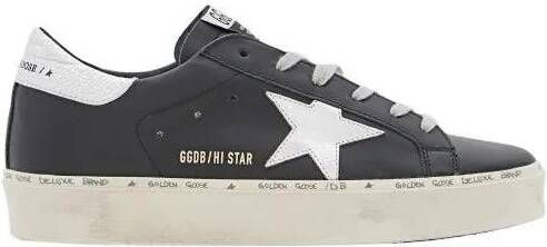 Golden Goose Low-Top Sneakers Hi Star Leather Sneakers in zwart