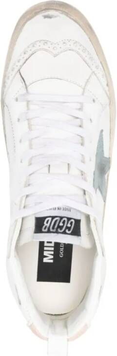 Golden Goose Low-Top Sneakers Mid Star Sneakers in wit