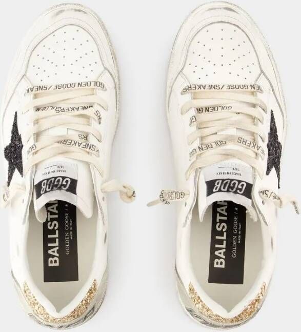 Golden Goose Low-Top Sneakers Ballstar Sneakers Leather White in wit