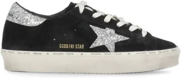 Golden Goose Low-Top Sneakers Black Suede Leather Sneakers in zwart