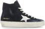 Golden Goose Low-Top Sneakers Blue Suede Leather High Top Sneakers in zwart - Thumbnail 2