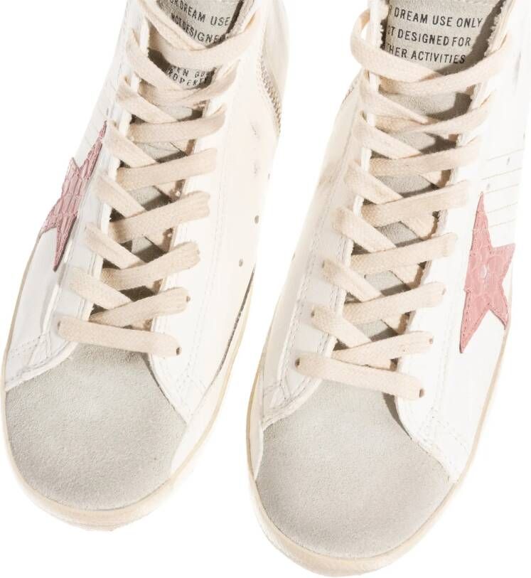 Golden Goose Sneakers Francy Star in crème