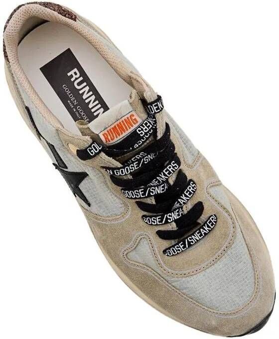 Golden Goose Sneakers Running Suede And Leather Sneakers in beige