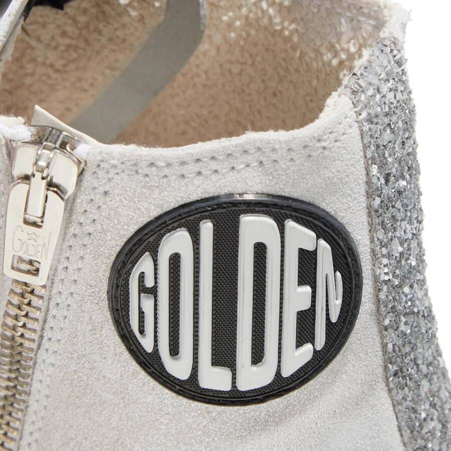 Golden Goose Sneakers Star Glitter List in grijs