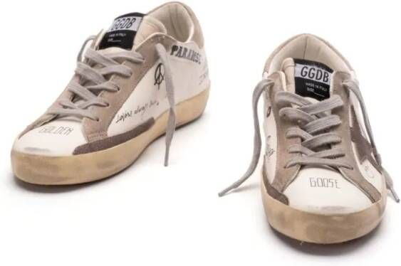 Golden Goose Sneakers White Leather Sneakers in wit