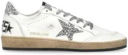 Golden Goose Low-Top Sneakers White Leather Sneakers in wit