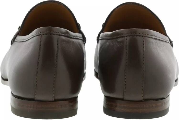 Gucci Loafers Jordaan Loafer Leather in bruin