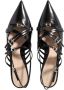 Gucci Loafers Ladies Ballerina With Straps in zwart - Thumbnail 2