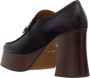 Gucci Loafers Plateau High Heel Leather Loafer in zwart - Thumbnail 2