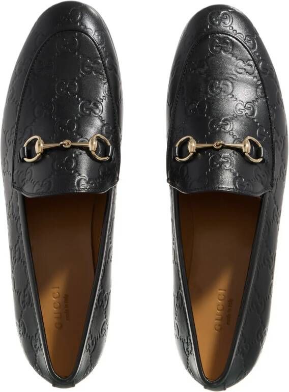 Gucci Loafers Moccassin Jordaan in zwart