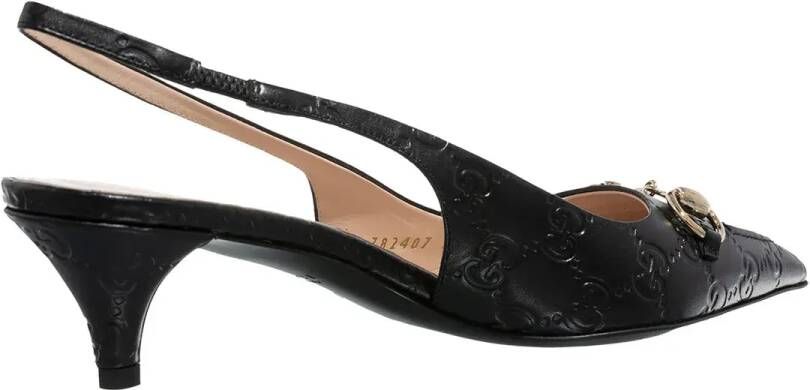 Gucci Low-Top Sneakers Sandal Slingback in zwart