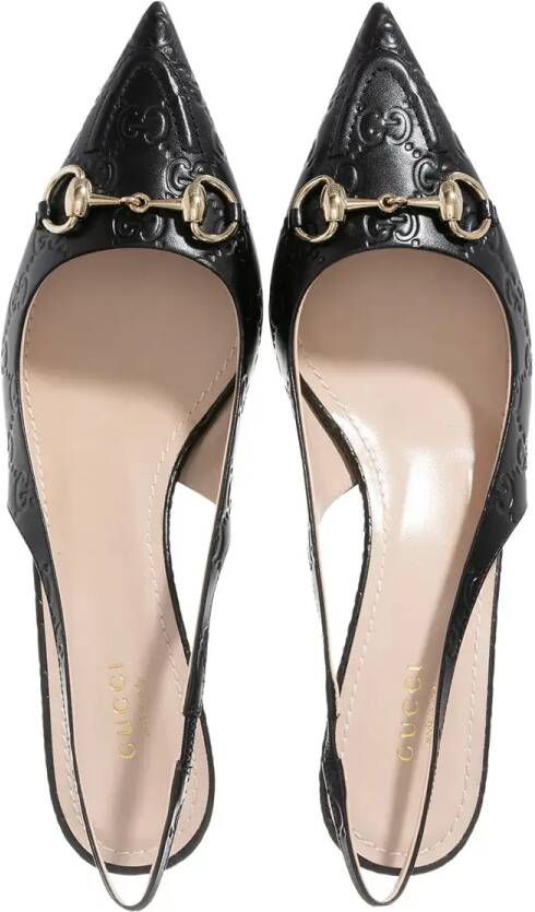 Gucci Low-Top Sneakers Sandal Slingback in zwart