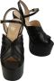 Gucci Sandalen Sandalo Platform in zwart - Thumbnail 2