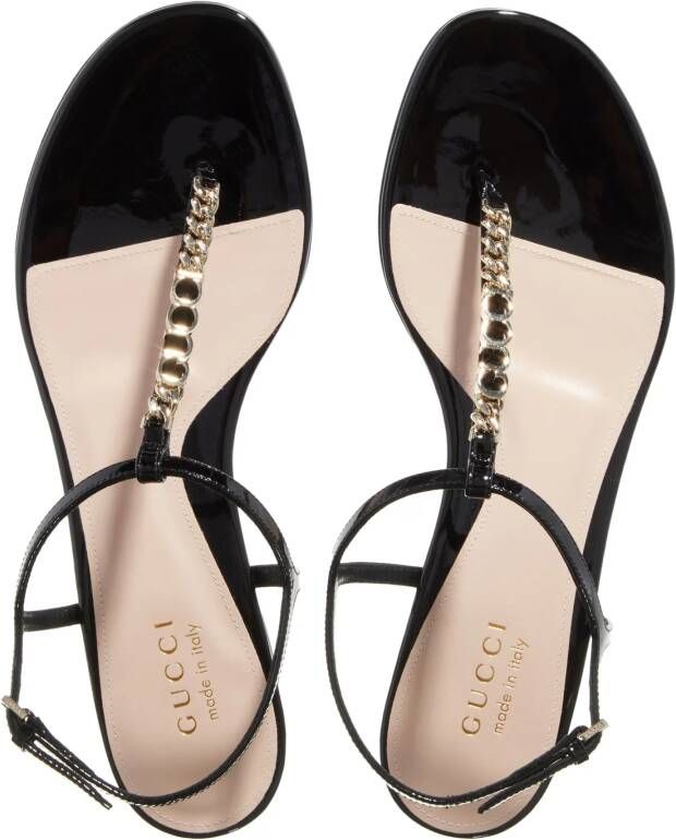 Gucci Sandalen Signoria T Strap Sandals in zwart