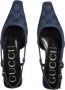 Gucci Sandalen Women Gg Denim Slingback Flats in blauw - Thumbnail 2