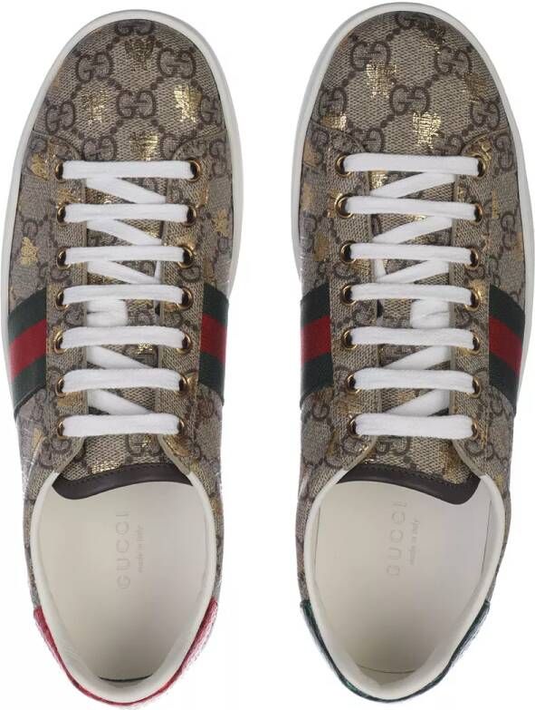 Gucci Sneakers Ace GG Supreme Bees Sneakers in beige