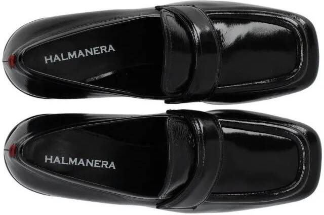 Halmanera Pumps & high heels Glaze Black Heeled Loafer in zwart