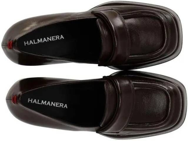 Halmanera Pumps & high heels Glaze Dark Brown Heeled Loafer in bruin