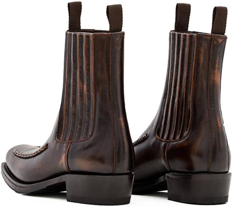 Hereu Boots Agulla Square Toe Chelsea Boots in zwart