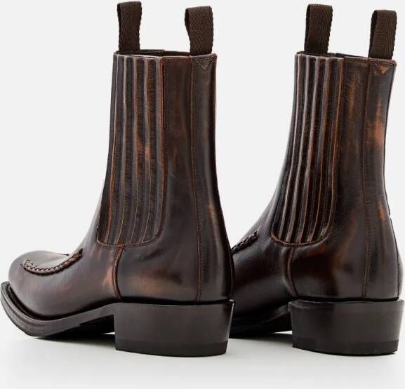 Hereu Boots Agulla Square Toe Chelsea Boots in zwart