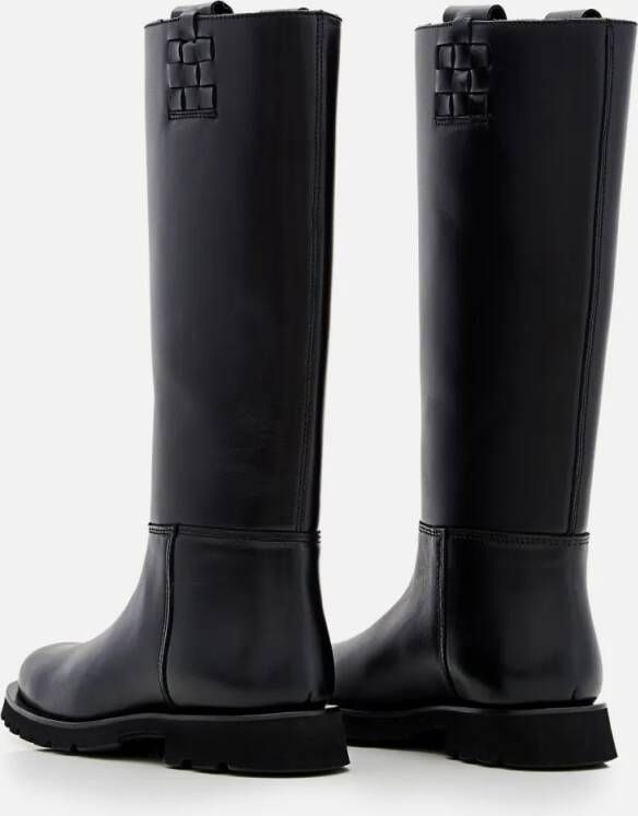 Hereu Boots Anella High Leather Boot in zwart