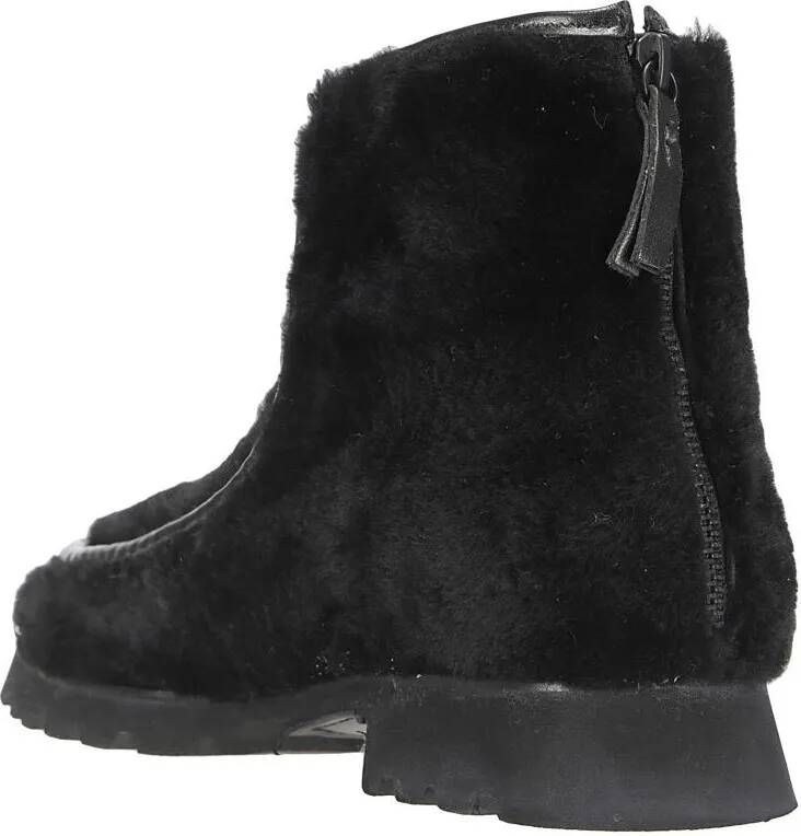 Hereu Boots Fur Ankle Boot in zwart