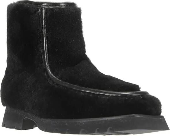 Hereu Boots Fur Ankle Boot in zwart