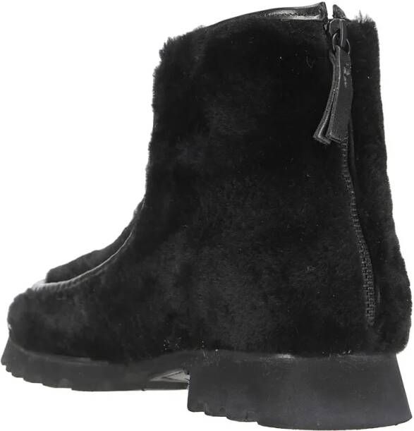 Hereu Boots Fur Ankle Boot in zwart