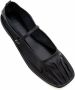 Hereu Loafers & ballerina schoenen Dansa Leather Ballet Flat in zwart - Thumbnail 2