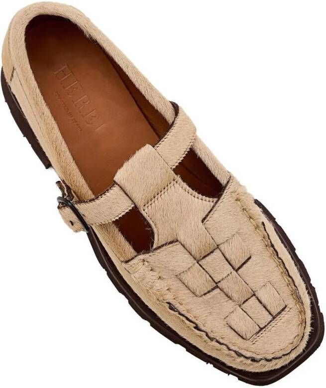 Hereu Loafers Soller Sport Woven Loafer in beige