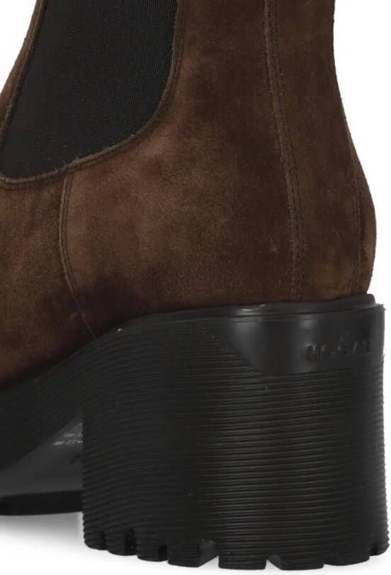 Hogan Boots H649 Chelsea Boots in bruin