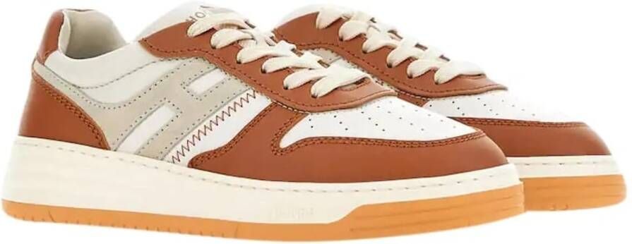 Hogan Low-Top Sneakers Brown in bruin