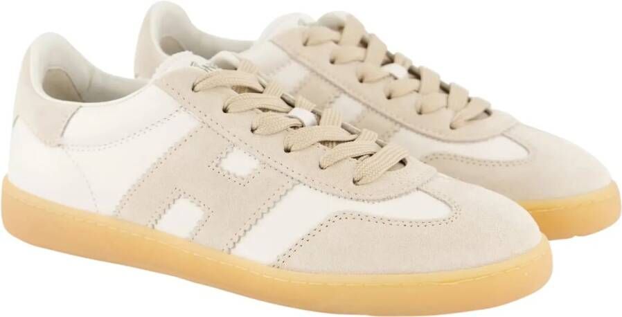 Hogan Low-Top Sneakers Dames Cool Sneaker Wit Beige in wit