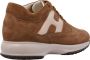 Hogan Low-Top Sneakers Flat Shoes Brown in bruin - Thumbnail 2