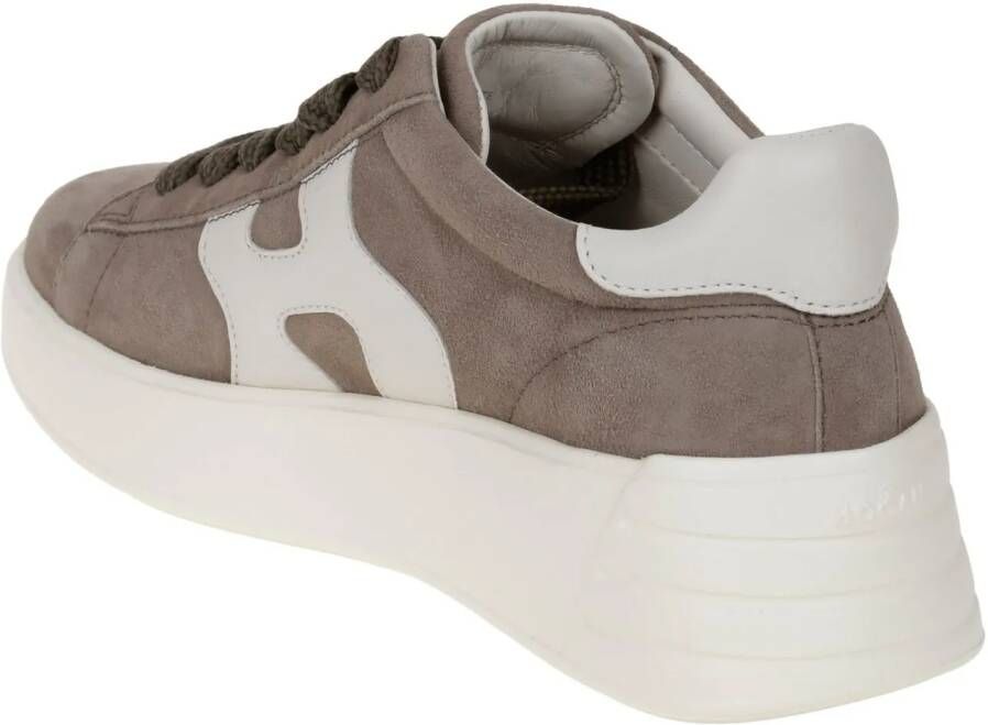 Hogan Low-Top Sneakers Flat Shoes V in taupe